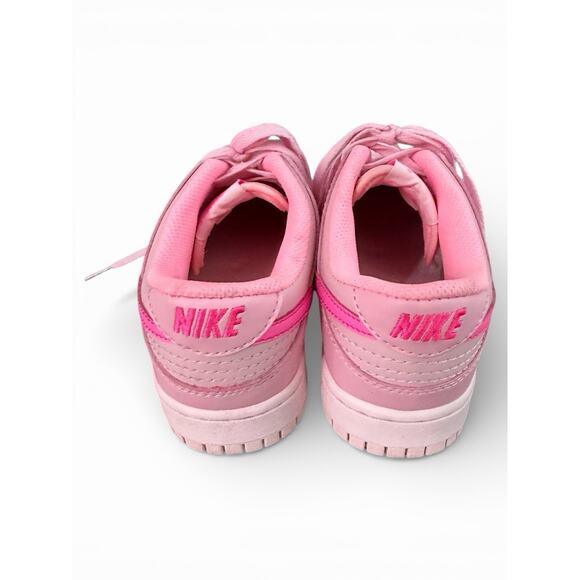 DUNK LOW “TRIPLE PINK” DH9765-600 (GS) Women 8 Nike Sneaker Shoes - Picture 4 of 6